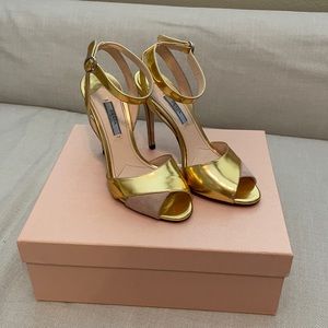 Prada Strappy Sandals Size 38